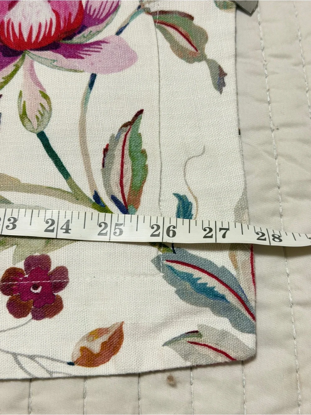 Johnny Was Kirby Standard Pillow Sham 100% Cotton Floral Bird 21x27